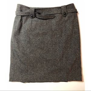 Ann Taylor brown tweed skirt